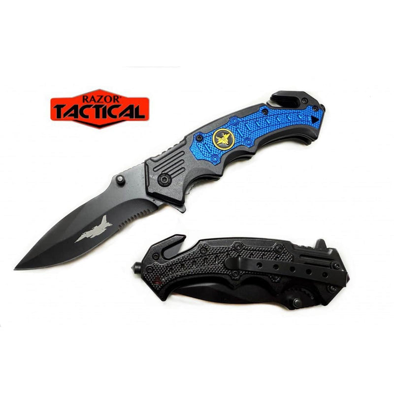 Razor Tactical AIR FORCE Folding Knife w/ Metal Handle