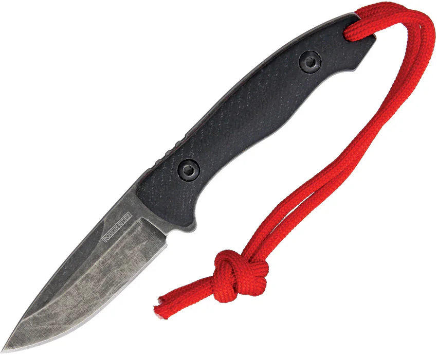 ROUGH RIDER FULL TANG SW DROP PT NECK KNIFE WITH KYDEX SHEATH 1825