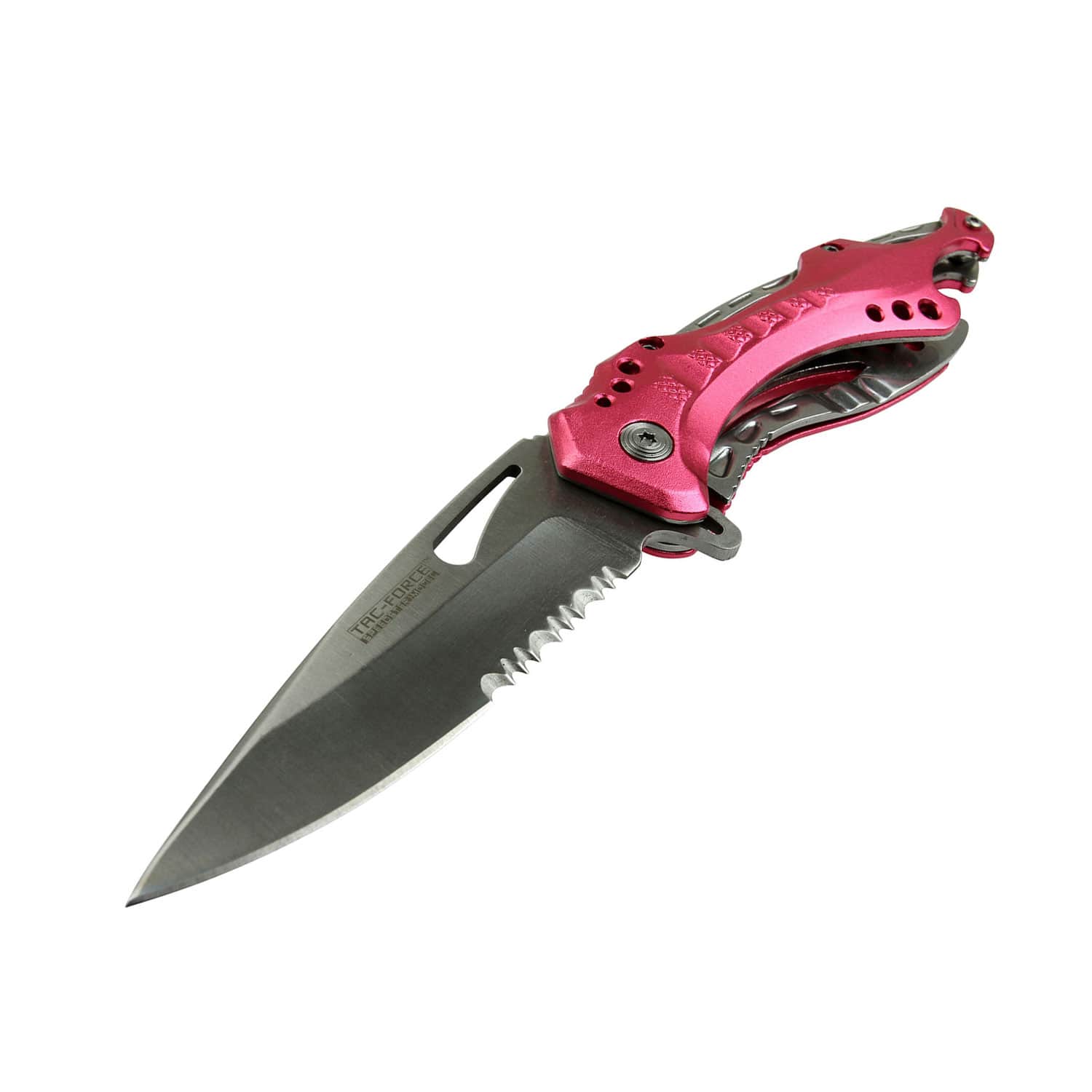 8" TAC FORCE MILITARY PINK SPRING ASSISTED TACTICAL FOLDING KNIFE TF-705PK
