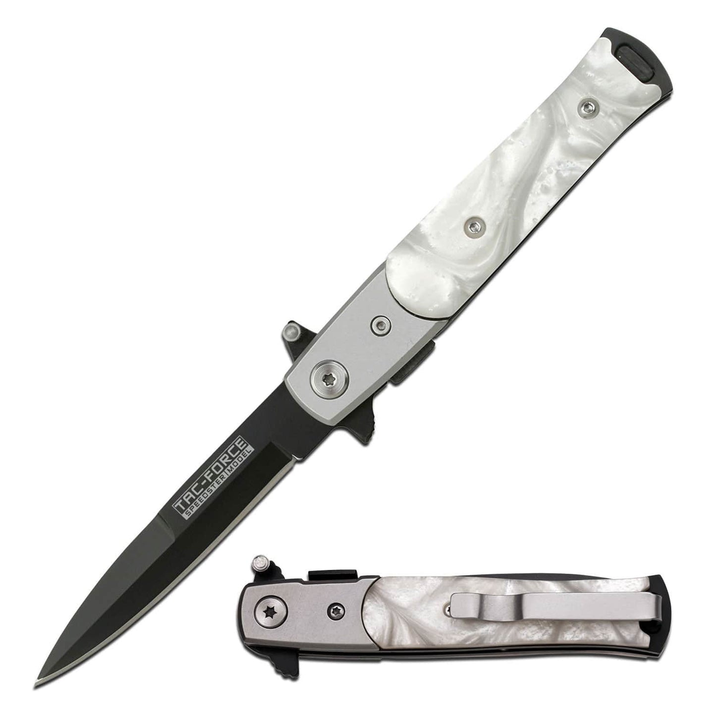 TAC-FORCE - SPRING ASSISTED Stiletto KNIFE - TF-438PB
