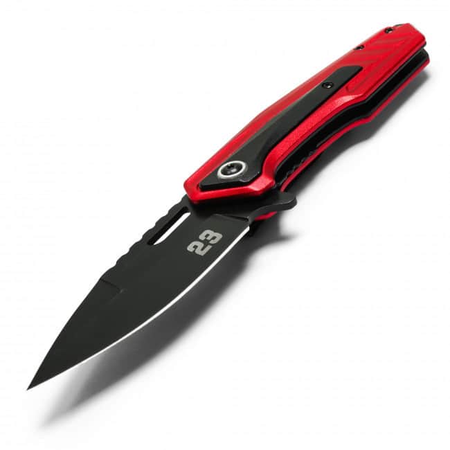 Chicago Bulls - Jordan #23 Red & Black | Spring Assisted Pocket Knife