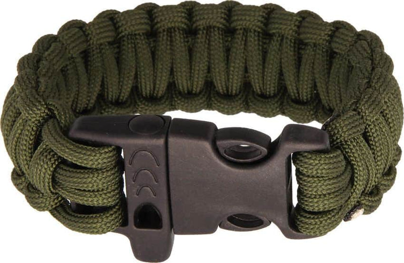 Combat Ready 362 Combat Ready Survival Bracelet OD Green with Paracord Construction