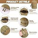 Tactical Molle Pouch Khaki