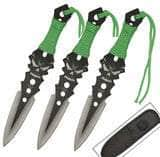 Zombie Killer Virulence Three-Piece Throwing Knives EW-2575C