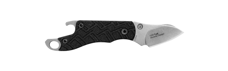 Kershaw Cinder Keychain Knife Bottle Opener (1.4" Stonewash) 1025