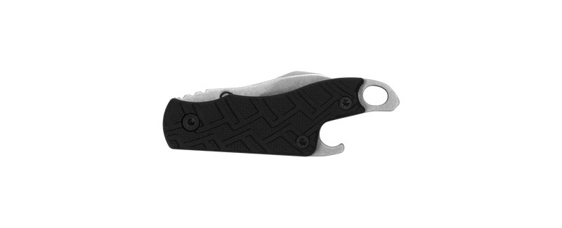 Kershaw Cinder Keychain Knife Bottle Opener (1.4" Stonewash) 1025