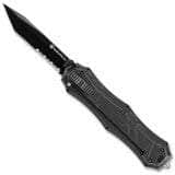 SMITH & WESSON OTF ASSIST FINGER ACTUATOR KNIFE (3.2" BLACK SERR) SWOTF9TBS