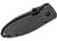 Columbia River CRKT 2490KS Lucas Burnley Squid Folding 2.14" Blackwashed Plain Blade, Stainless Steel Handles, Frame Lock