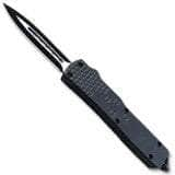 Slim Black Spear Point OTF Knife Assisted Open Tactical Glass Breaker OTFL-902