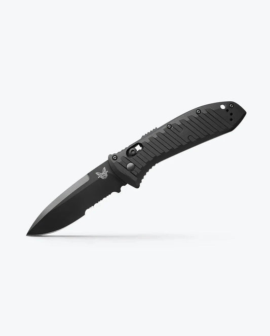 Benchmade 5700SBK Auto Presidio II Automatic Knife (3.7" Black Serr)