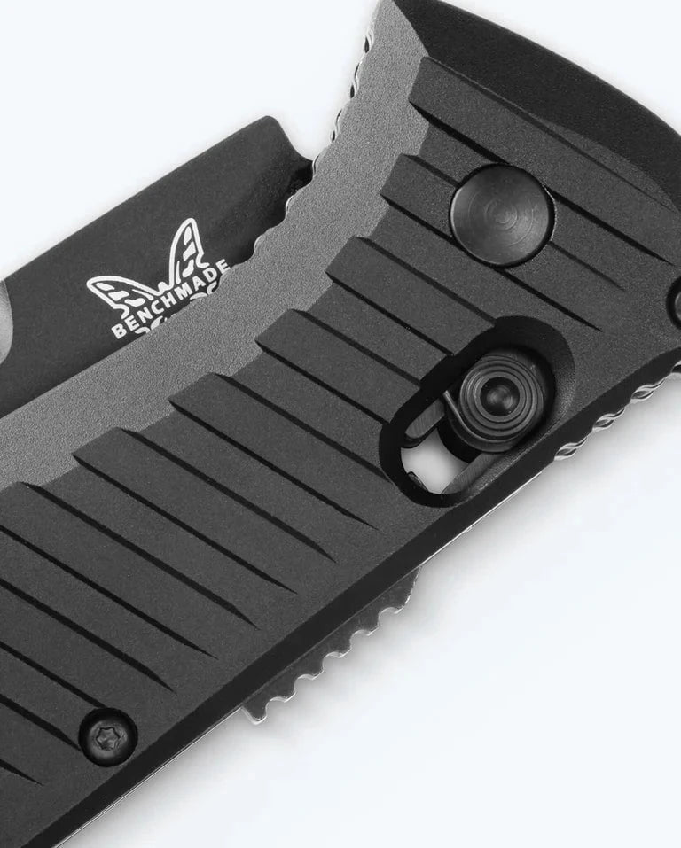 Benchmade 5700SBK Auto Presidio II Automatic Knife (3.7" Black Serr)