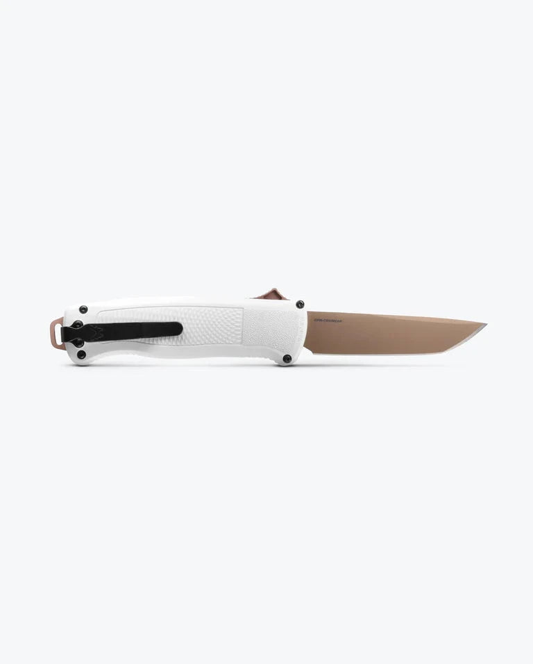 Benchmade Shootout D/E OTF Automatic Knife Cool Gray (3.5" FDE PVD) 5370FE-02