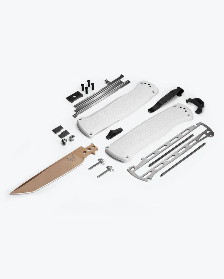 Benchmade Shootout D/E OTF Automatic Knife Cool Gray (3.5" FDE PVD) 5370FE-02