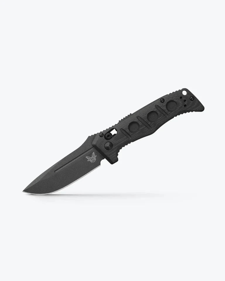 Benchmade Mini Auto Adamas AXIS Lock Knife Black G-10 (3.25" Gray) 2730GY-1
