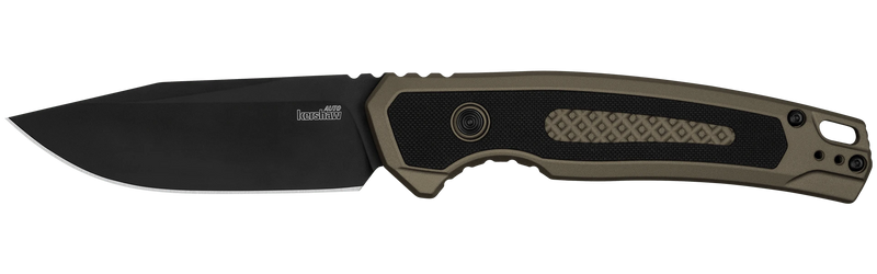 Kershaw Launch 21 Tactical Automatic Knife FDE Al + Black G-10 (3.4" Black M4)