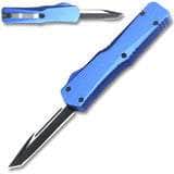 Electrifying California Legal OTF Dual Action Knife (Blue)