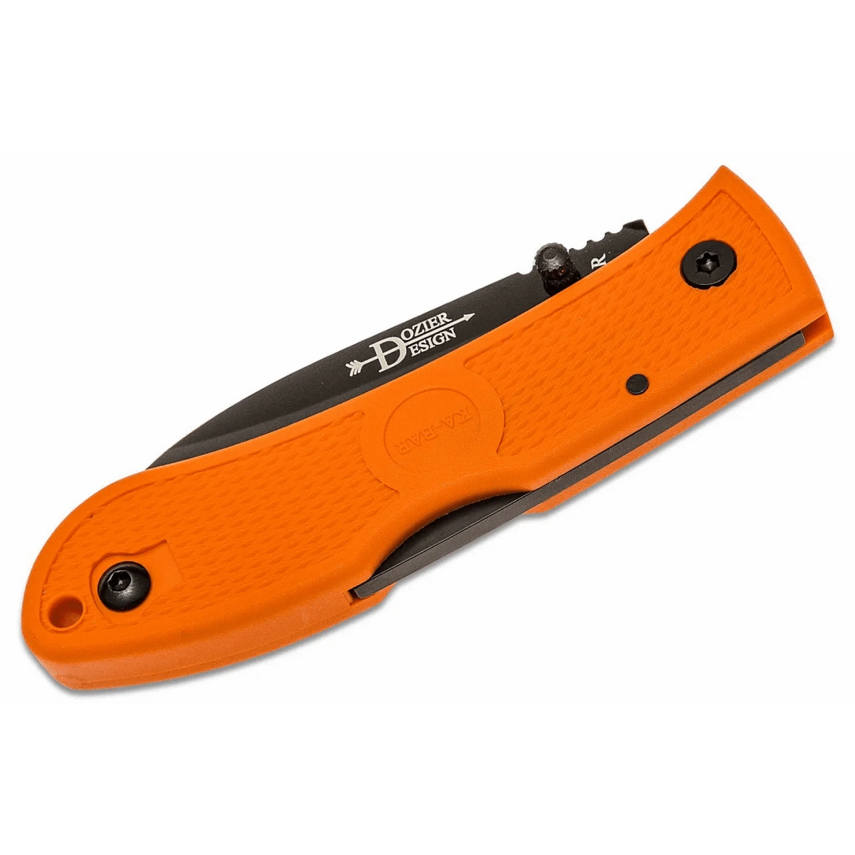 KA-BAR Dozier D2 Folding Hunter, 3" D2 Blade, Blue Zytel Handle - 4062D2