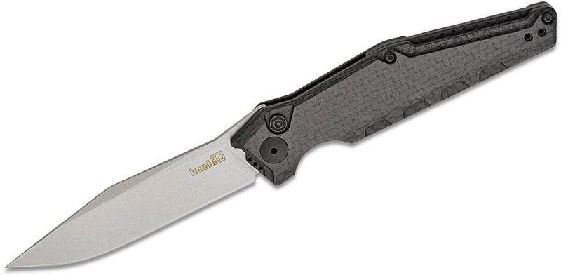 Kershaw 7900CF Launch 7 AUTO Folding Knife 3.75" Stonewashed MagnaCut Clip Point Blade