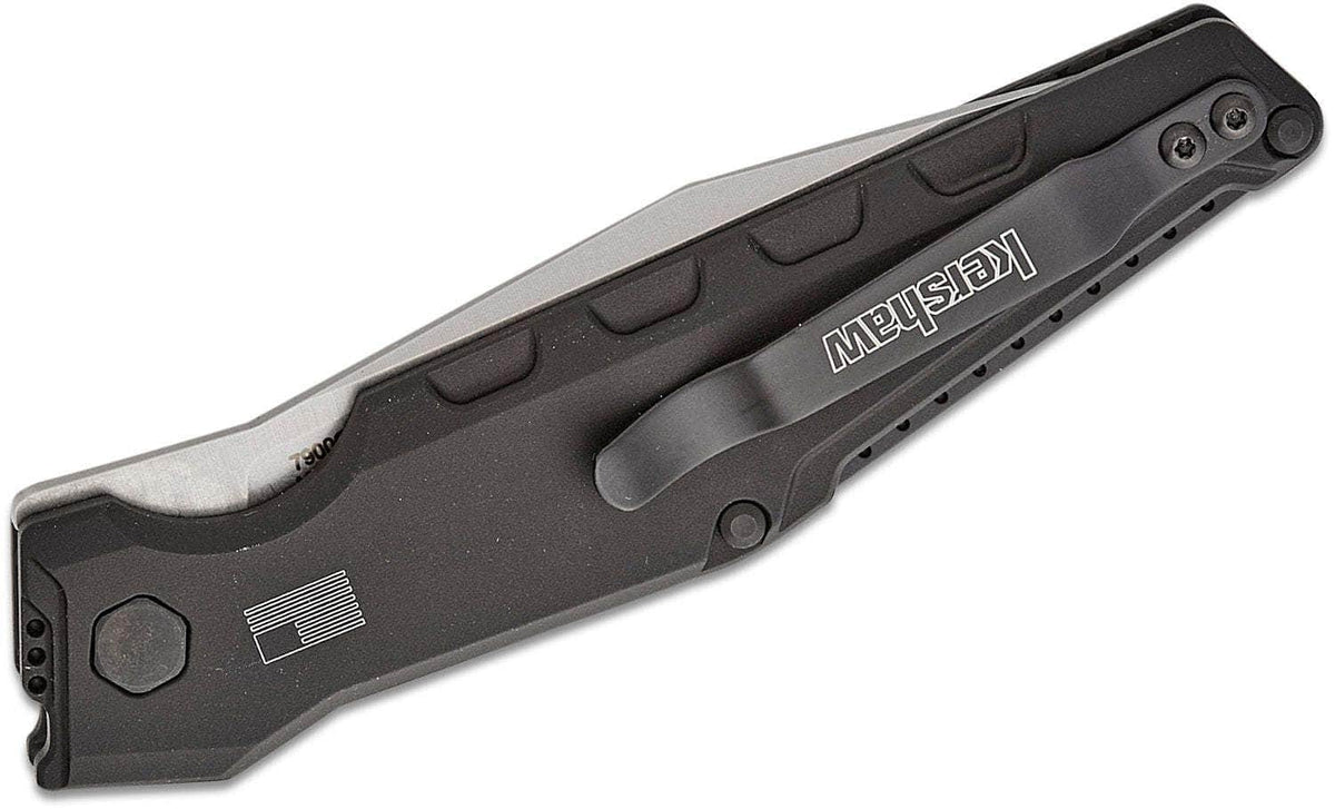 Kershaw 7900CF Launch 7 AUTO Folding Knife 3.75" Stonewashed MagnaCut Clip Point Blade