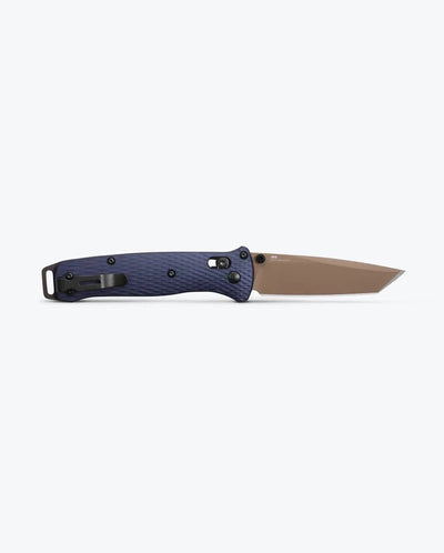 Benchmade Bailout AXIS Lock Knife Crater Blue Aluminum (3.4" FDE) BM-537FE-02