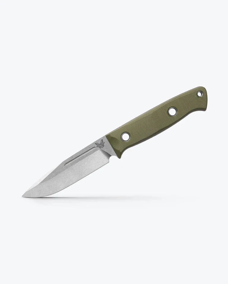 BUSHCRAFTER | OD GREEN G10 | DROP-POINT BM-163-1