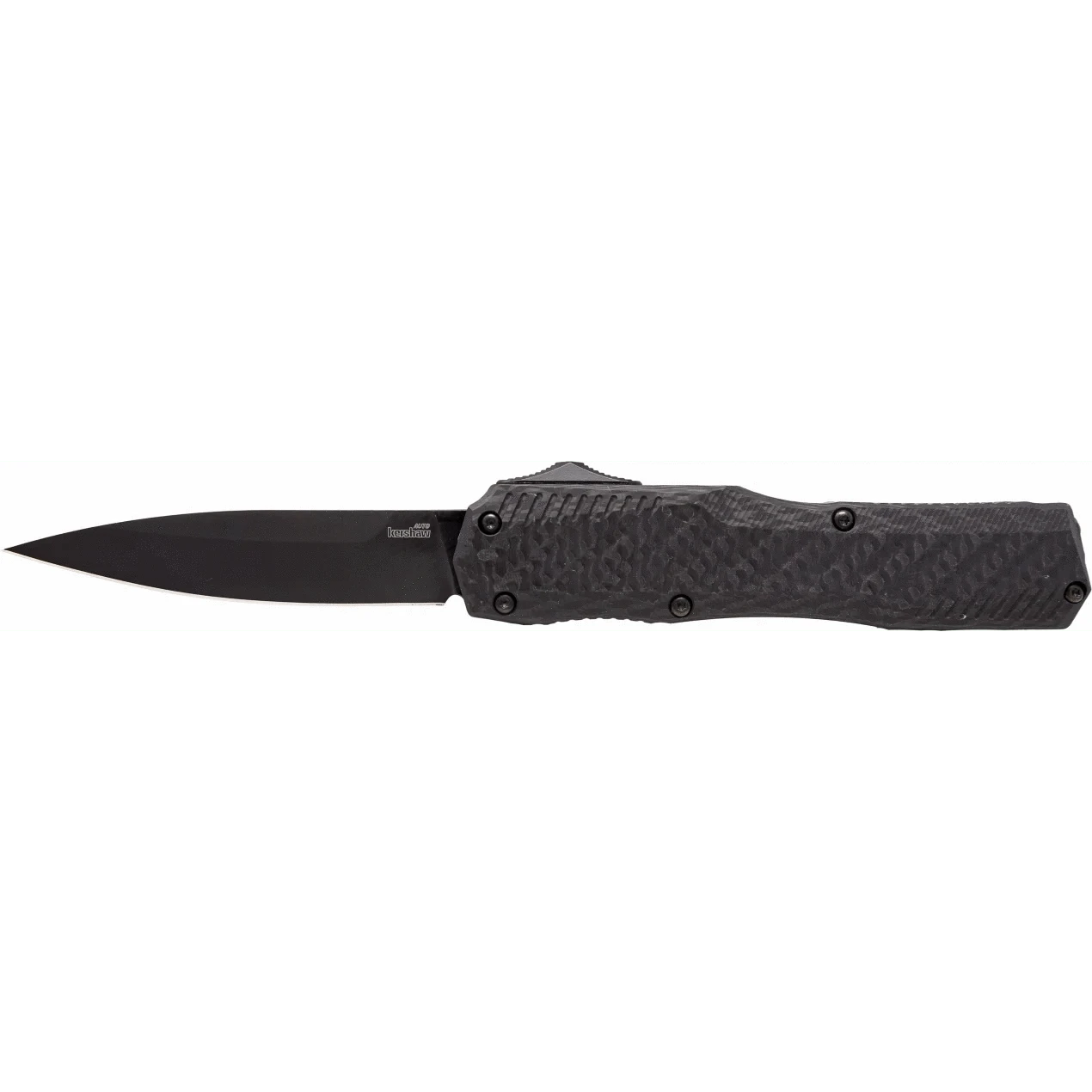 Kershaw Livewire OTF, 3.35” Auto CPM MagnaCut Blade, CARBON FIBER BLK - 9000CFBLK