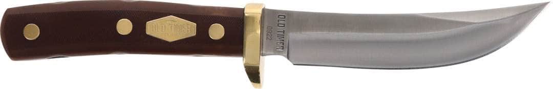 Schrade Old Timer 165OT Woodsman Fixed Blade Hunting Knife – 5" 7Cr17 Clip Point