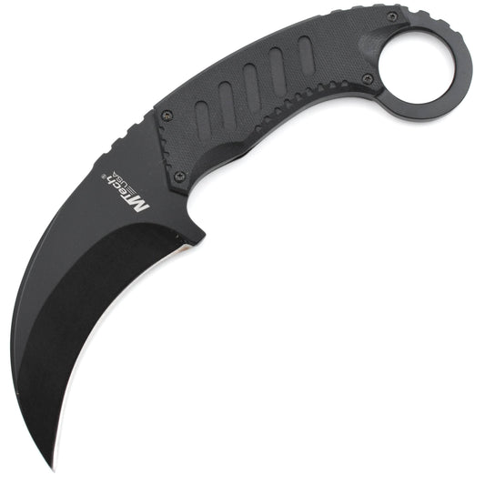 MTech USA Tactical Karambit, 3.5" Blade, G10 Handle, Sheath - MT-665BK