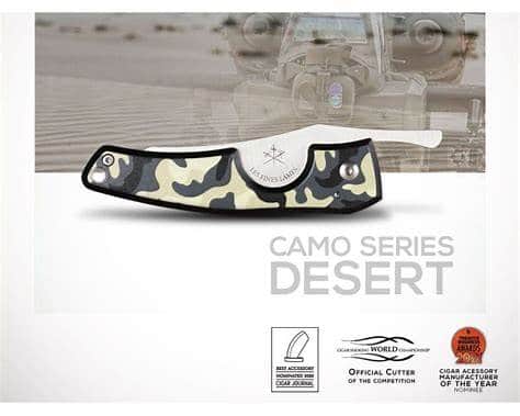 LePetit Cigar Cutter Knife – Desert Camo | LFAC129