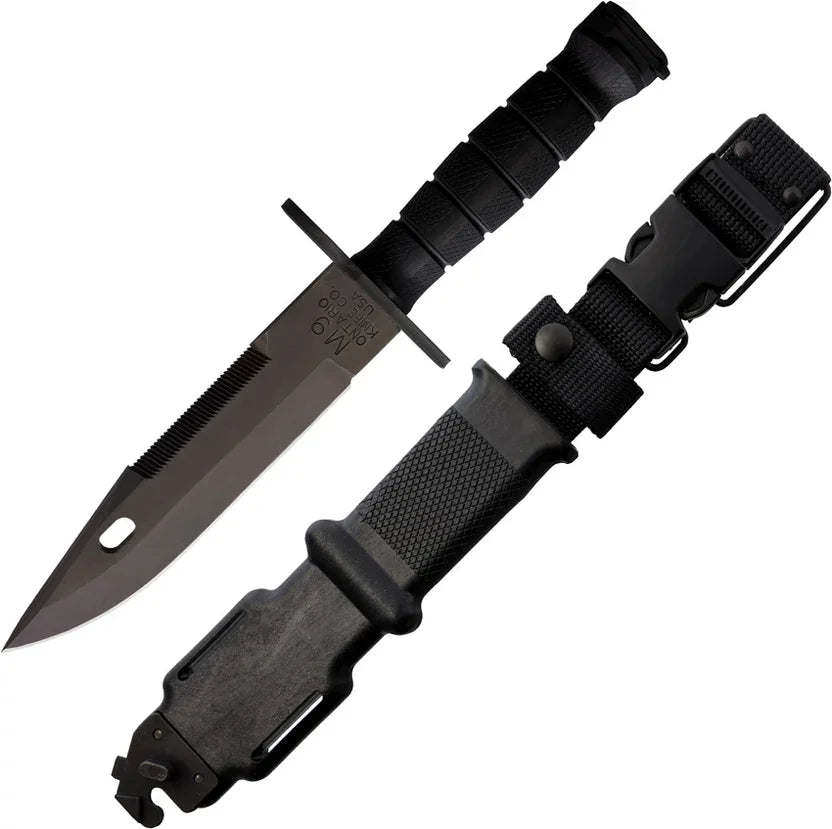 Ontario 6143 M9 Bayonet with Black Scabbard