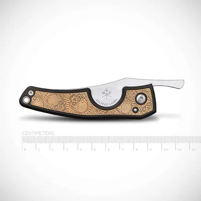 LePetit Cigar Cutter Knife – Brass Skulls