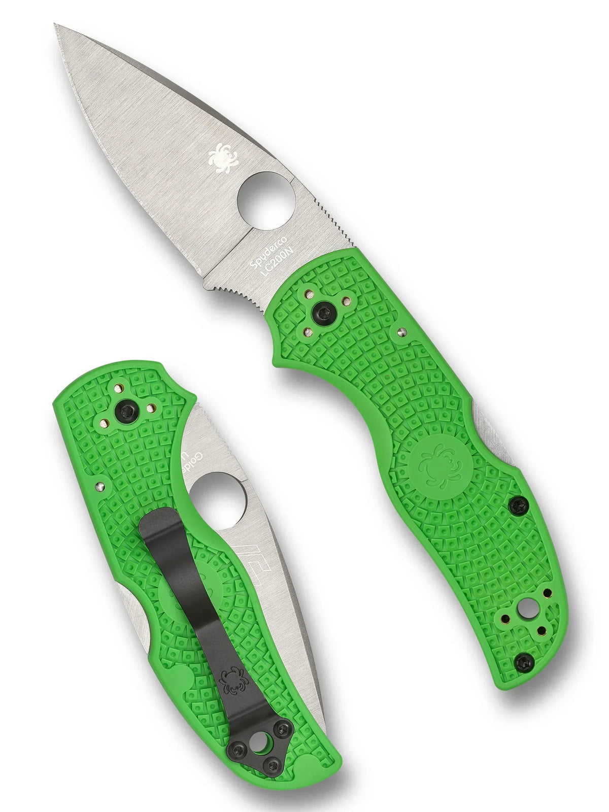 Spyderco Native 5 Salt Green LC200N Plain Edge