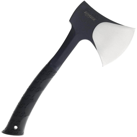 Schrade SCAXE10 Hatchet, 3.55" Blade, TPR Rubber Handle, Sheath