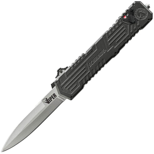 Schrade Viper 3 Assisted OTF, 3.5" Blade, Aluminum Handle - SCHOTF3