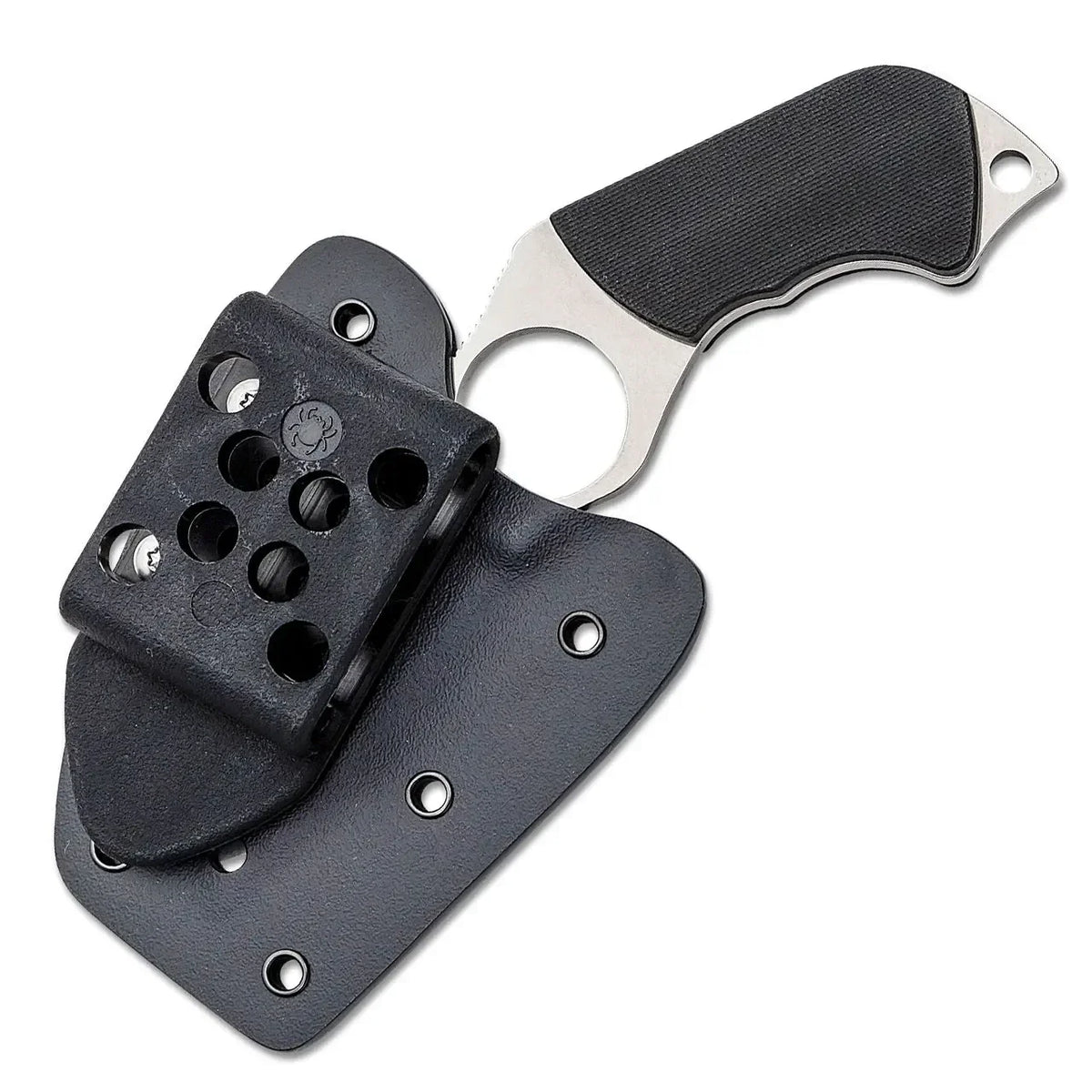 Spyderco Swick 6 FB14P6 Fixed Blade Knife – 2.73" LC200N Wharncliffe, Black G-10