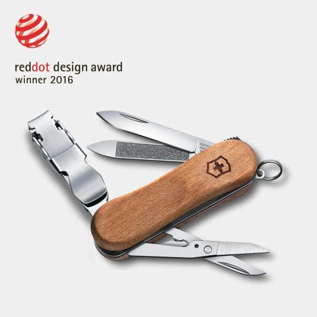 Victorinox Nail Clip 580 Wood Swiss Army Knife – Walnut, 65mm
