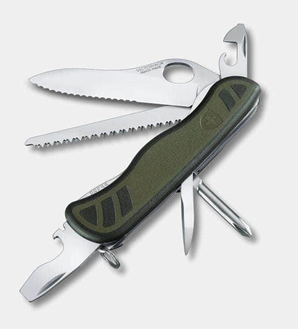 Victorinox Swiss Soldier’s Knife 08 – Green/Black, 111mm