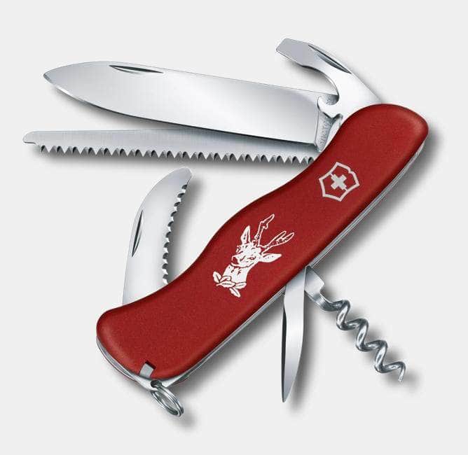 Victorinox Hunter Swiss Army Knife – Red, 111mm