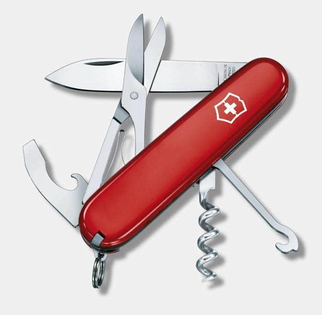 Victorinox Compact Swiss Army Knife – Red, 91mm