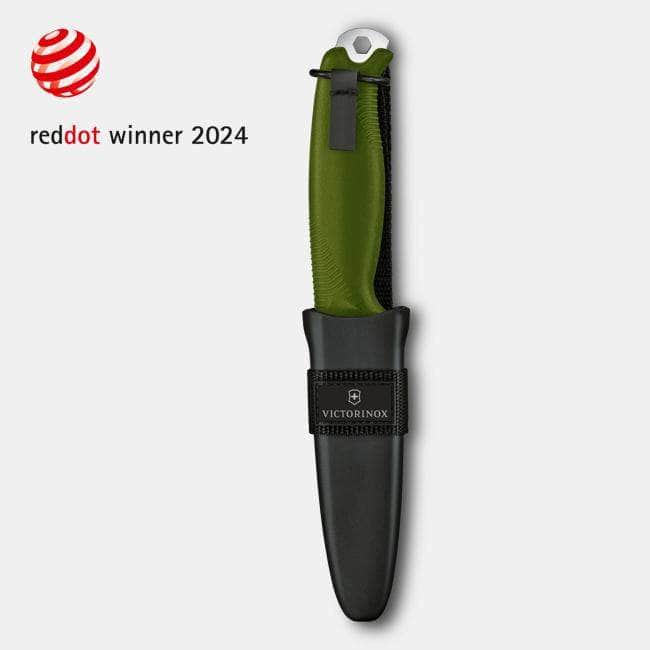 Victorinox Venture Fixed Blade Knife – Olive, 3.0902.4