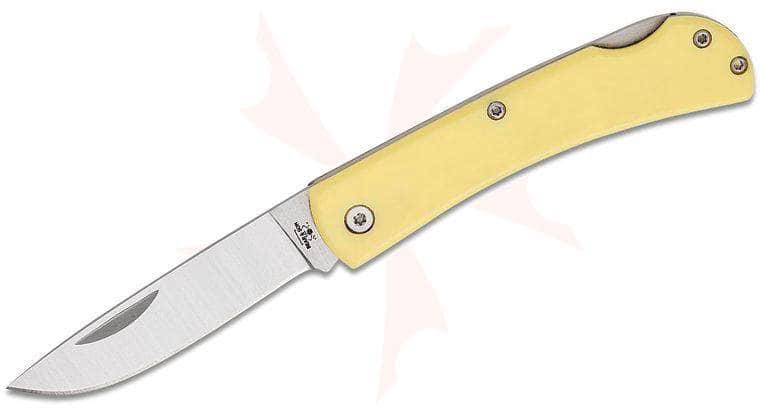Bear & Son Locking Farmhand BCC337L – Carbon Steel, Yellow Delrin
