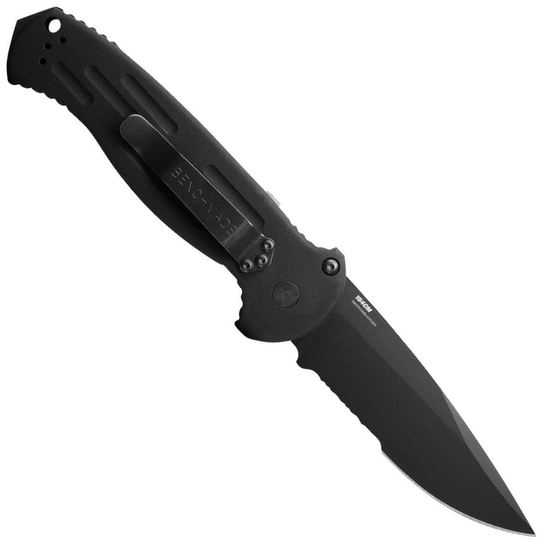 Benchmade 9051SBK AFO II Automatic Knife, 3.56" Partially Serrated Blade