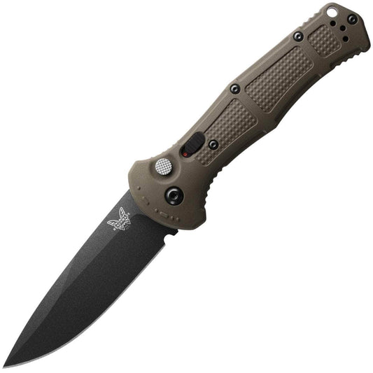 Benchmade Claymore Auto, 3.6" D2 Blade, Foliage Green Grivory Handle - 9070BK-1