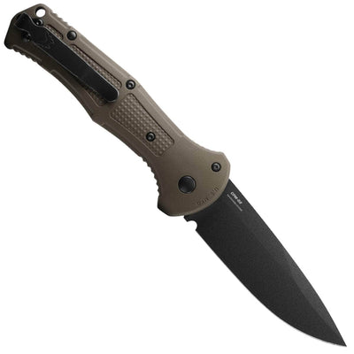 Benchmade Claymore Auto, 3.6" D2 Blade, Foliage Green Grivory Handle - 9070BK-1