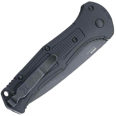 Benchmade Claymore Auto, 3.6" D2 Serrated Blade, Grivory Handle - 9070SBK