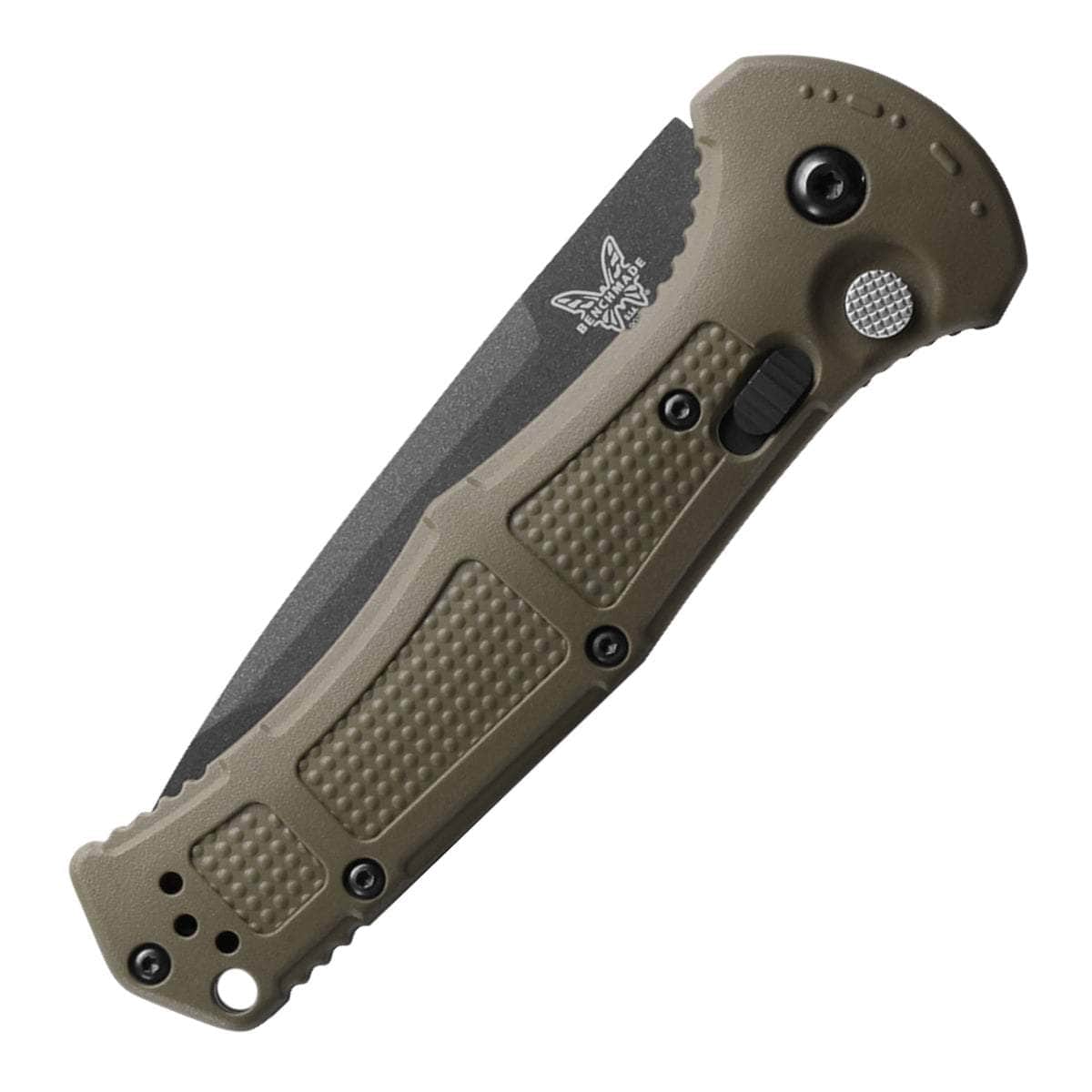 Benchmade Claymore Auto, 3.6" D2 Tanto Blade, Ranger Green Grivory Handle - 9071BK-1