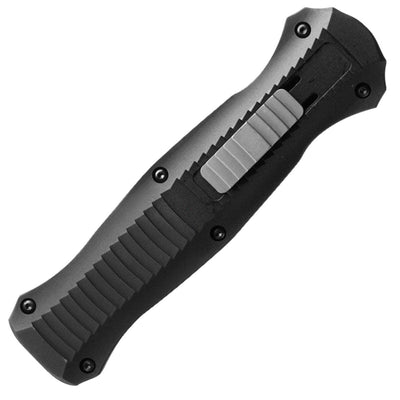Benchmade 3300BK Infidel OTF Automatic Knife, 3.95" Black Blade, Aluminum Handles
