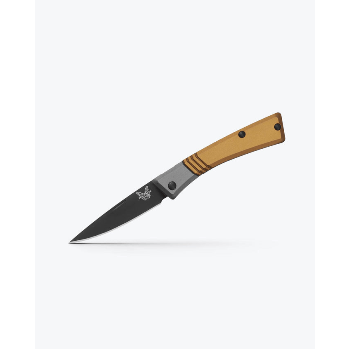 Benchmade Successor 315BK-01 Slipjoint Knife | Burnt Brass Aluminum | DLC M390 Drop Point