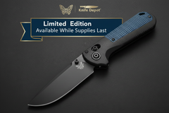 Benchmade Redoubt Limited Edition – Black/Blue Grivory