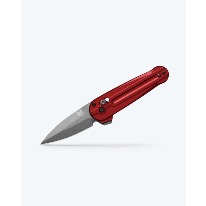 Benchmade Lowden 491GY-01 Folding Knife | Phoenix Red Aluminum | M390
